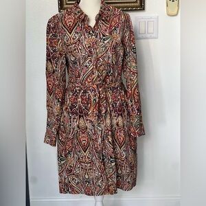 Colorful Patterned Dress.